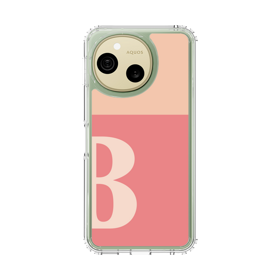 スリムプロテクションケース［ オリジナル - initial two tone - B pink ］