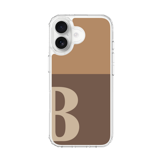 スリムプロテクションケース［ オリジナル - initial two tone - B brown ］
