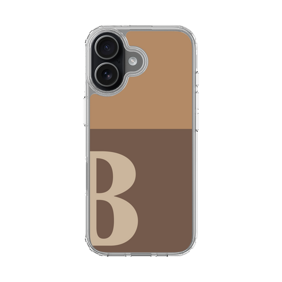スリムプロテクションケース［ オリジナル - initial two tone - B brown ］