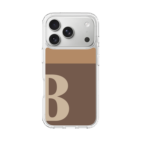 スリムプロテクションケース［ オリジナル - initial two tone - B brown ］