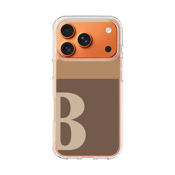 スリムプロテクションケース［ オリジナル - initial two tone - B brown ］