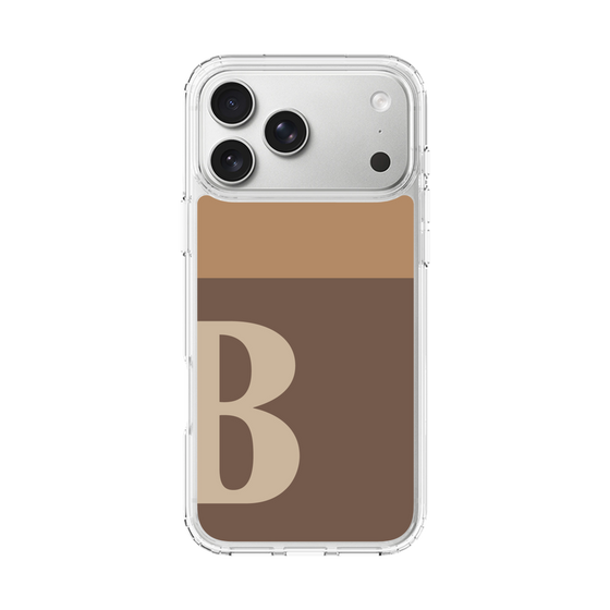 スリムプロテクションケース［ オリジナル - initial two tone - B brown ］