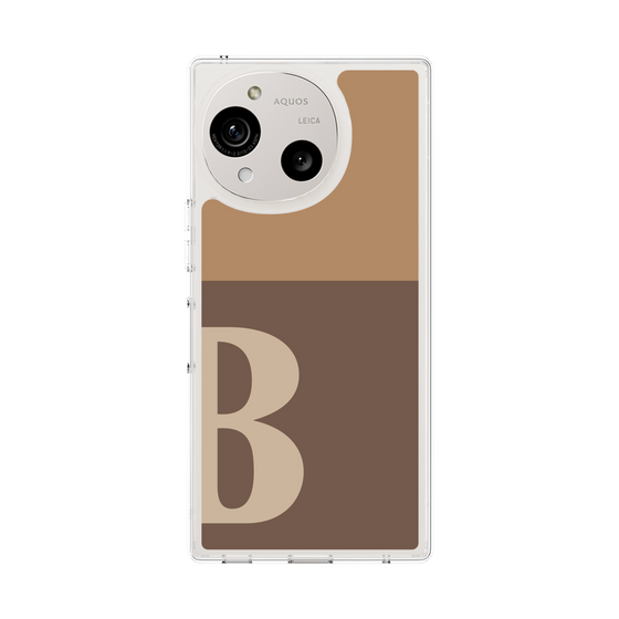 スリムプロテクションケース［ オリジナル - initial two tone - B brown ］