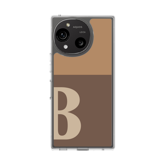 スリムプロテクションケース［ オリジナル - initial two tone - B brown ］