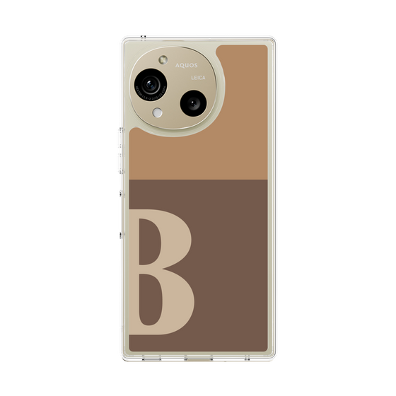スリムプロテクションケース［ オリジナル - initial two tone - B brown ］