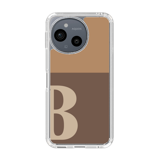 スリムプロテクションケース［ オリジナル - initial two tone - B brown ］