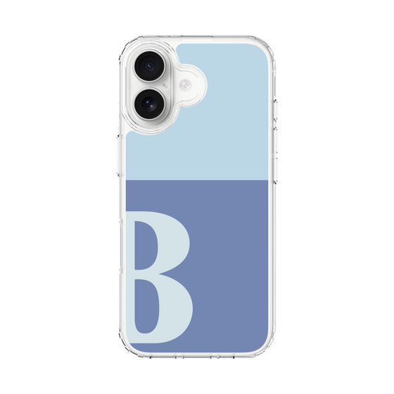 スリムプロテクションケース［ オリジナル - initial two tone - B blue ］