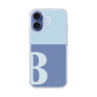 スリムプロテクションケース［ オリジナル - initial two tone - B blue ］