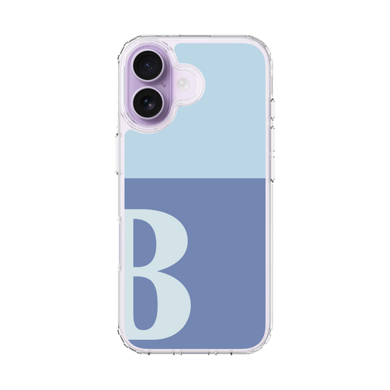 スリムプロテクションケース［ オリジナル - initial two tone - B blue ］