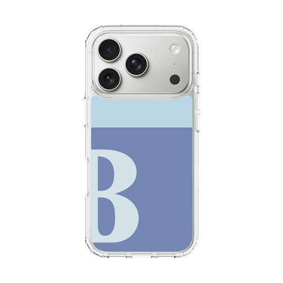スリムプロテクションケース［ オリジナル - initial two tone - B blue ］