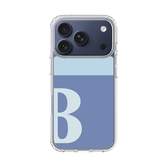 スリムプロテクションケース［ オリジナル - initial two tone - B blue ］
