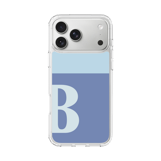 スリムプロテクションケース［ オリジナル - initial two tone - B blue ］