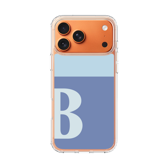 スリムプロテクションケース［ オリジナル - initial two tone - B blue ］