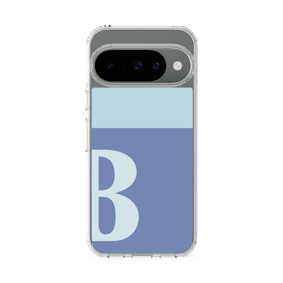 スリムプロテクションケース［ オリジナル - initial two tone - B blue ］