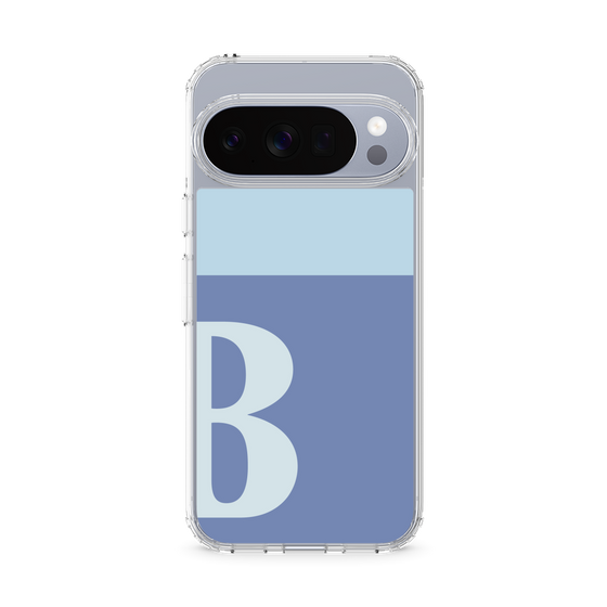 スリムプロテクションケース［ オリジナル - initial two tone - B blue ］