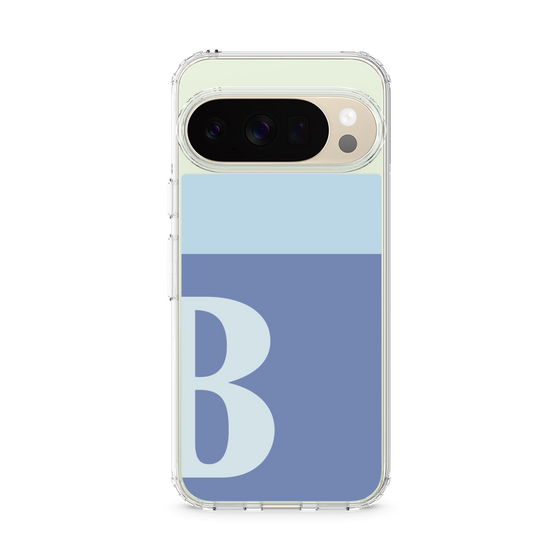 スリムプロテクションケース［ オリジナル - initial two tone - B blue ］