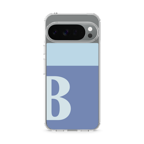 スリムプロテクションケース［ オリジナル - initial two tone - B blue ］