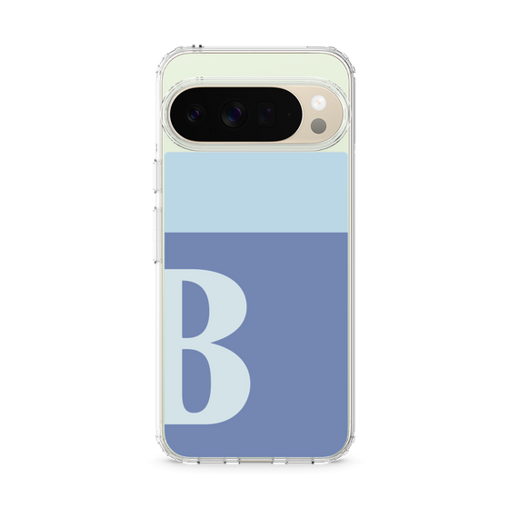 スリムプロテクションケース［ オリジナル - initial two tone - B blue ］