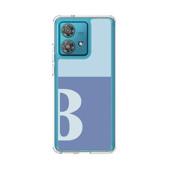 スリムプロテクションケース［ オリジナル - initial two tone - B blue ］
