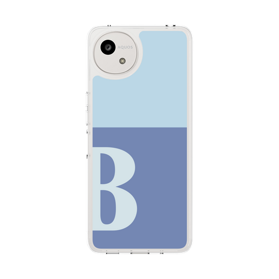 スリムプロテクションケース［ オリジナル - initial two tone - B blue ］