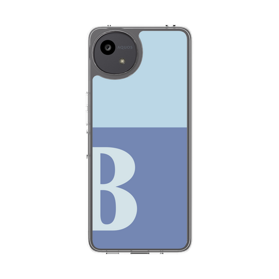 スリムプロテクションケース［ オリジナル - initial two tone - B blue ］