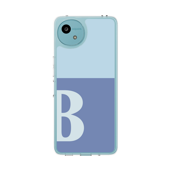 スリムプロテクションケース［ オリジナル - initial two tone - B blue ］