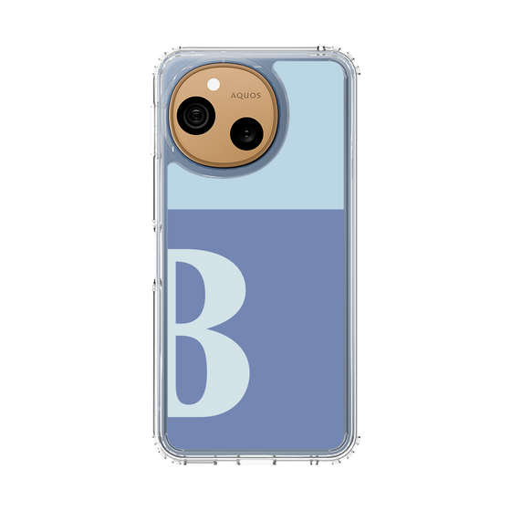 スリムプロテクションケース［ オリジナル - initial two tone - B blue ］
