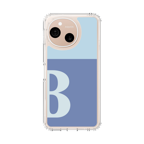 スリムプロテクションケース［ オリジナル - initial two tone - B blue ］