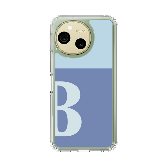 スリムプロテクションケース［ オリジナル - initial two tone - B blue ］