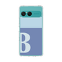 スリムプロテクションケース［ オリジナル - initial two tone - B blue ］