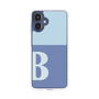 スリムプロテクションケース［ オリジナル - initial two tone - B blue ］