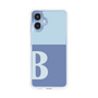 スリムプロテクションケース［ オリジナル - initial two tone - B blue ］