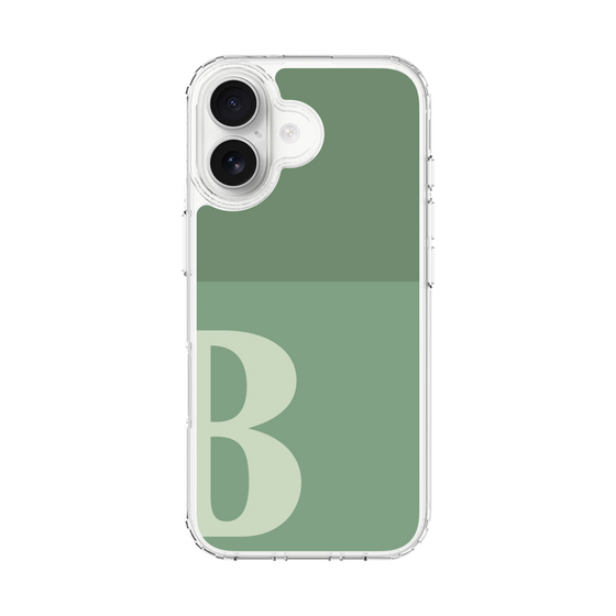 スリムプロテクションケース［ オリジナル - initial two tone - B green ］
