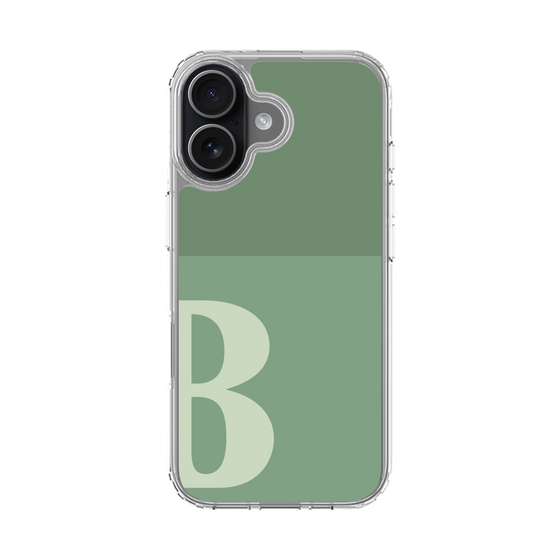 スリムプロテクションケース［ オリジナル - initial two tone - B green ］