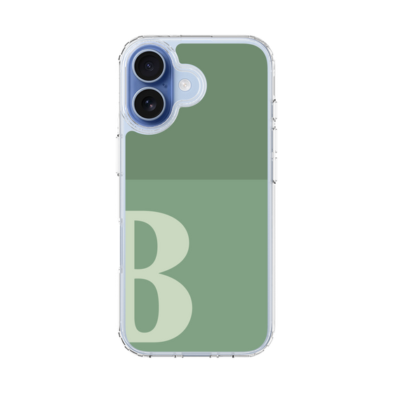スリムプロテクションケース［ オリジナル - initial two tone - B green ］