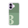 スリムプロテクションケース［ オリジナル - initial two tone - B green ］
