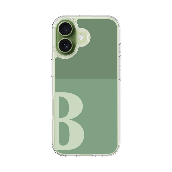 スリムプロテクションケース［ オリジナル - initial two tone - B green ］