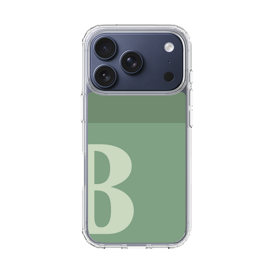 スリムプロテクションケース［ オリジナル - initial two tone - B green ］