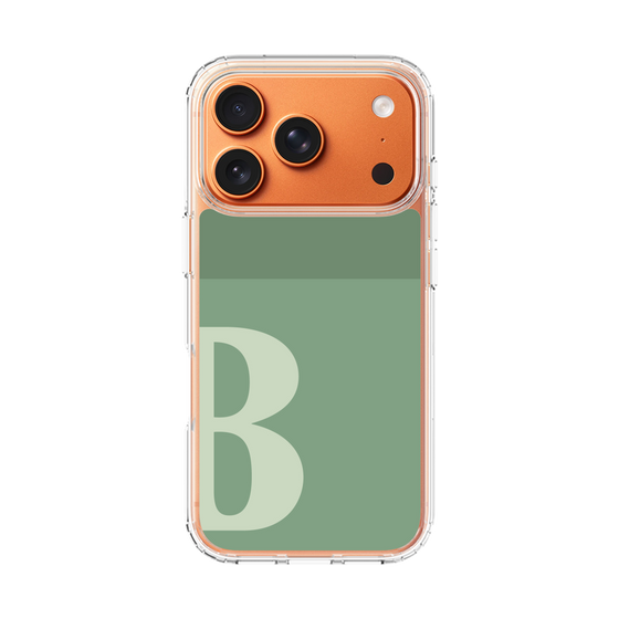 スリムプロテクションケース［ オリジナル - initial two tone - B green ］