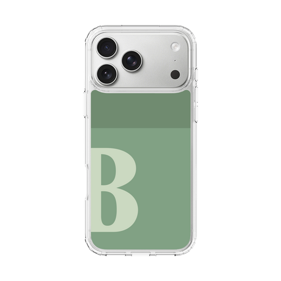 スリムプロテクションケース［ オリジナル - initial two tone - B green ］