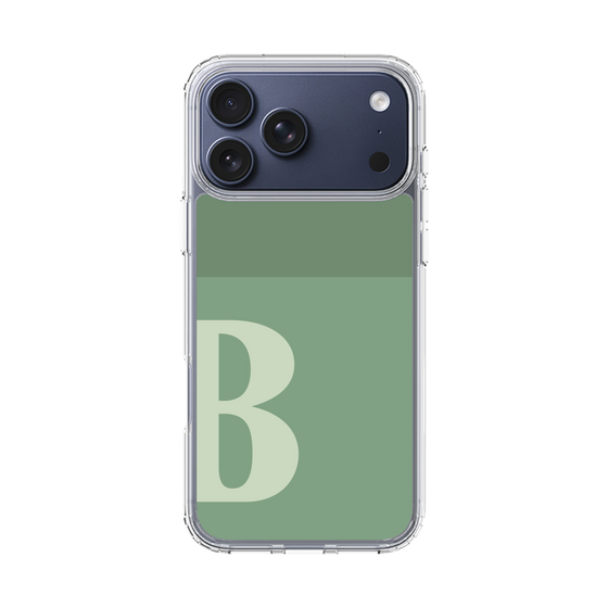 スリムプロテクションケース［ オリジナル - initial two tone - B green ］