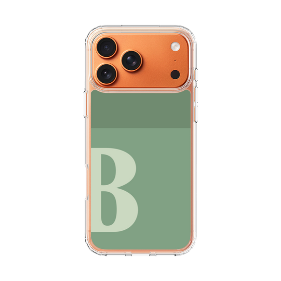 スリムプロテクションケース［ オリジナル - initial two tone - B green ］