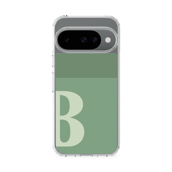 スリムプロテクションケース［ オリジナル - initial two tone - B green ］