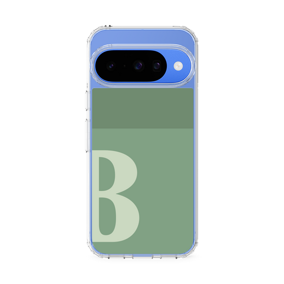 スリムプロテクションケース［ オリジナル - initial two tone - B green ］
