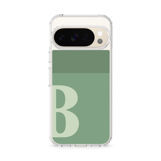 スリムプロテクションケース［ オリジナル - initial two tone - B green ］