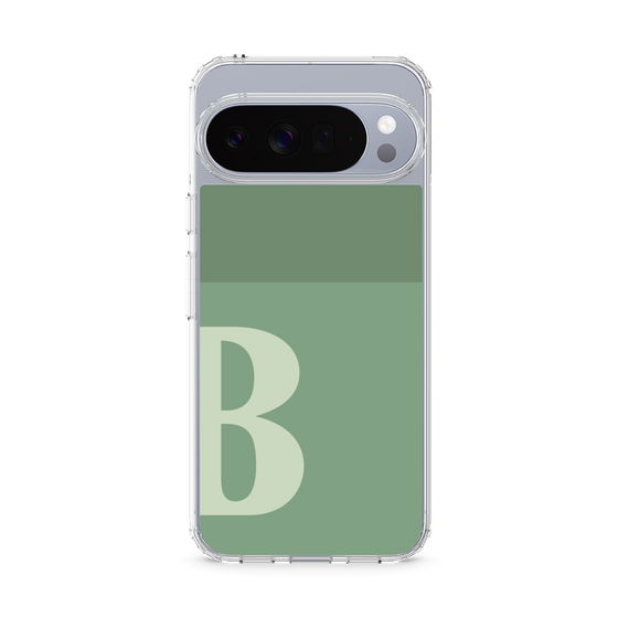 スリムプロテクションケース［ オリジナル - initial two tone - B green ］
