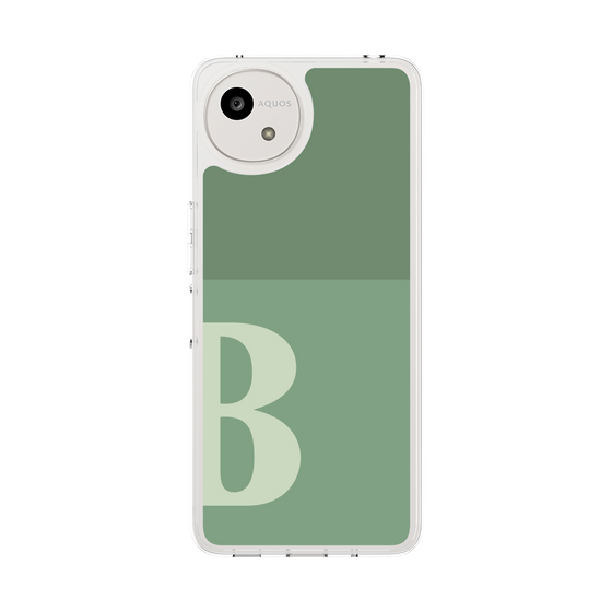 スリムプロテクションケース［ オリジナル - initial two tone - B green ］