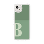 スリムプロテクションケース［ オリジナル - initial two tone - B green ］