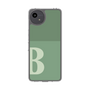 スリムプロテクションケース［ オリジナル - initial two tone - B green ］