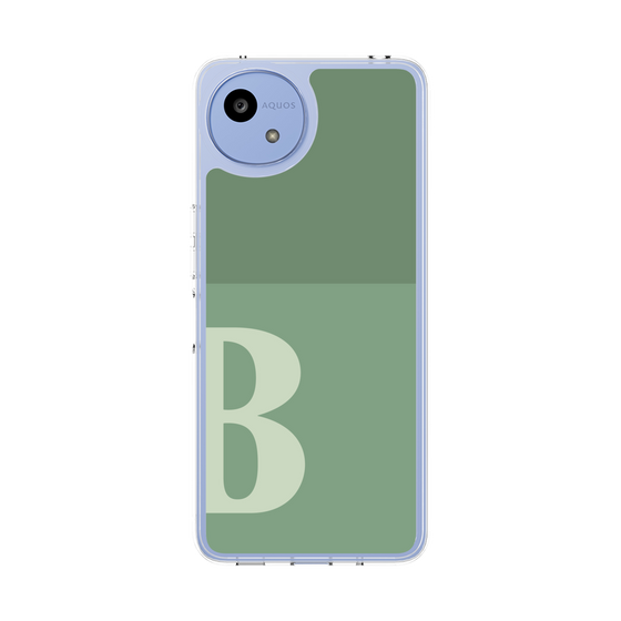 スリムプロテクションケース［ オリジナル - initial two tone - B green ］
